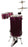 GP Percussion Cocktail Drum Set Wine Red