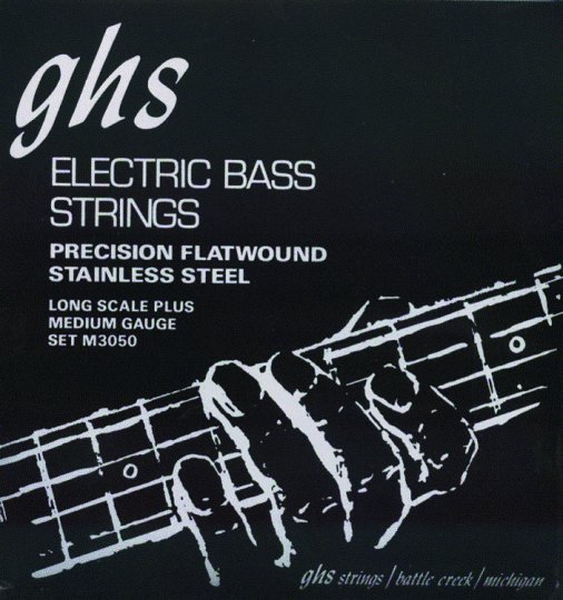 GHS Flatwound Medium Electric Bass Strings