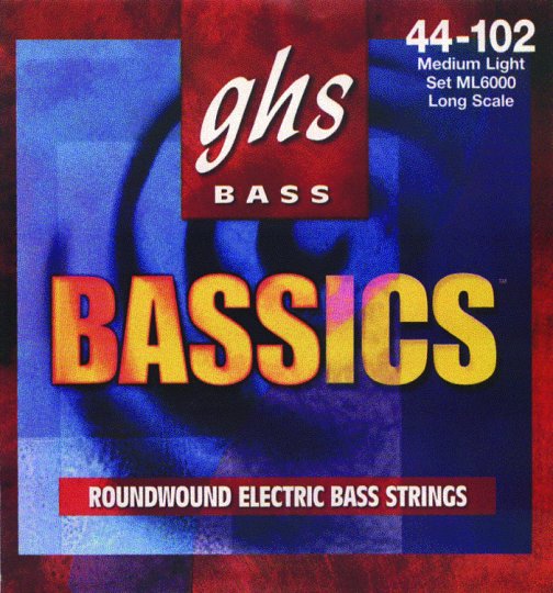 GHS Medium/Light Bassics Electric Bass Strings