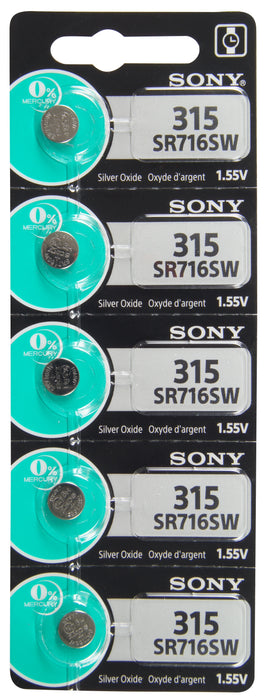 S315 Sony Watch Battery #315 Tear Strip