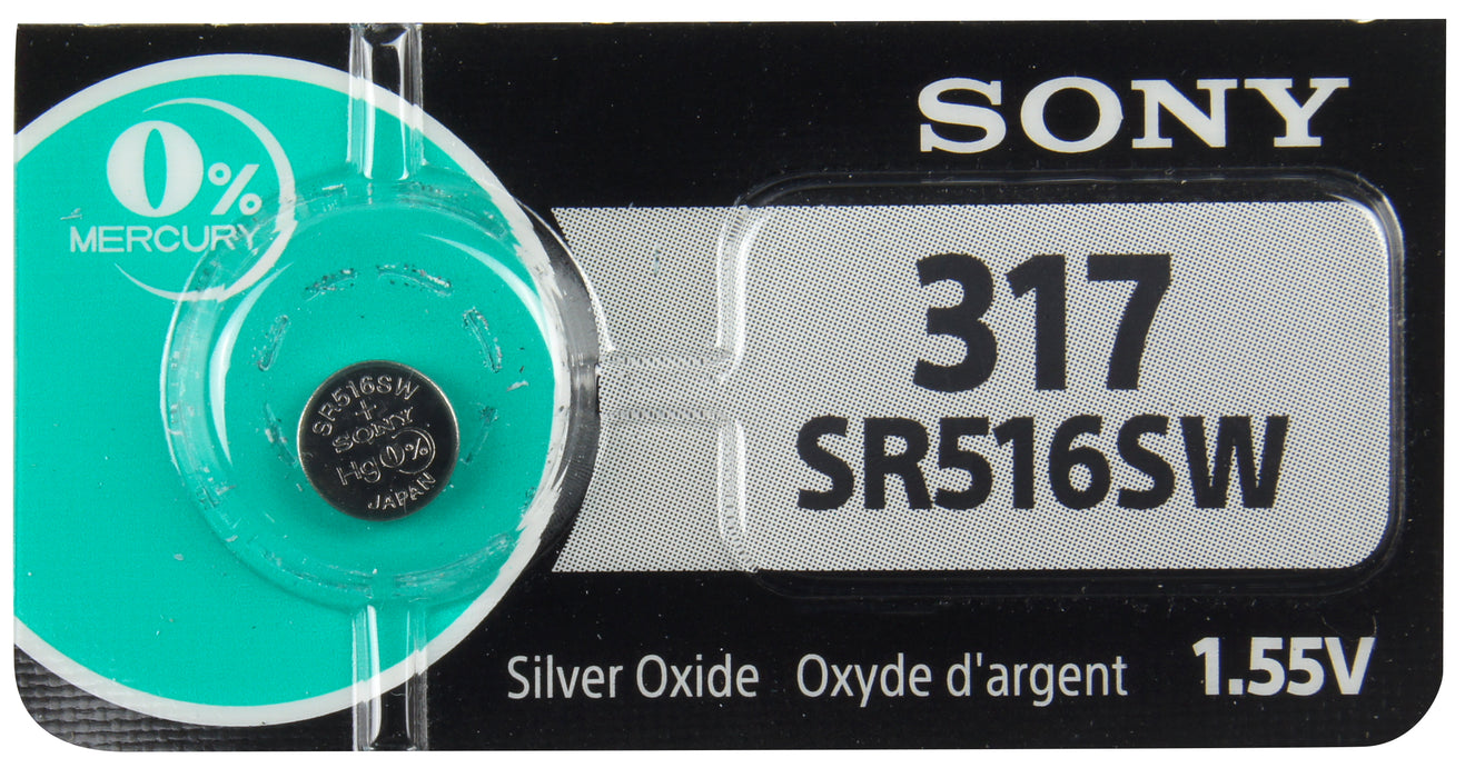 S317 Sony Watch Battery #317 Tear Strip