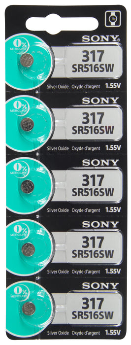 S317 Sony Watch Battery #317 Tear Strip