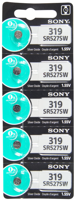S319 Sony Watch Battery #319 Tear Strip