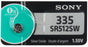 S-335 Sony Watch Battery #335 Tear Strip