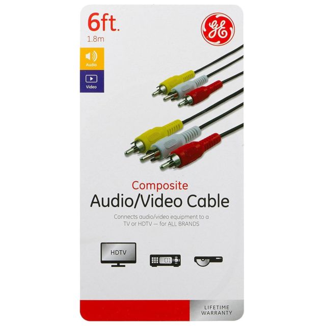 GE 33608 6 Ft Audio / Video Cable