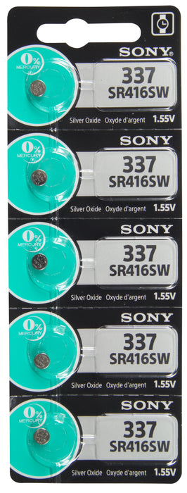 S337 Sony Watch Battery #337 Tear Strip