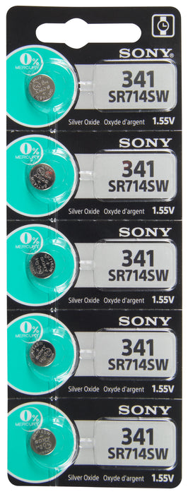 S341 Sony Watch Battery #341 Tear Strip