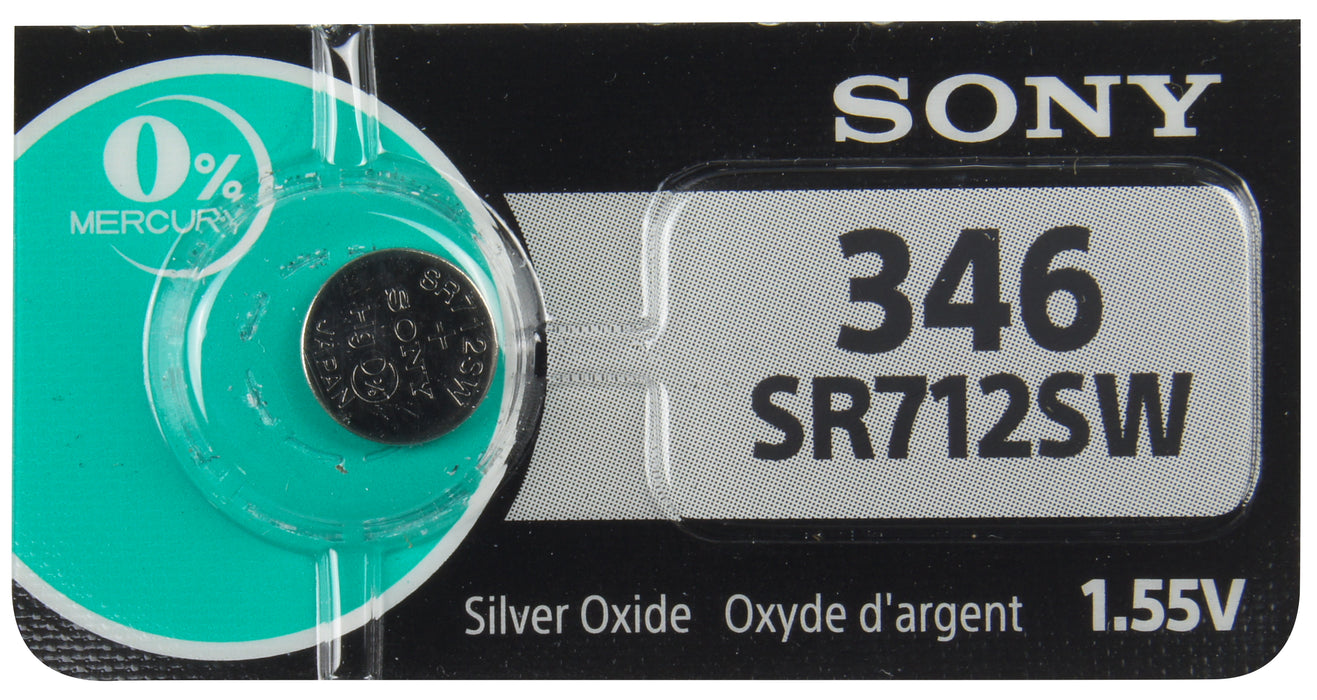 S346 Sony Watch Battery #346 Tear Strip