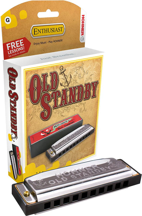 34BBXG Hohner Old Standby Harmonica In Key Of G