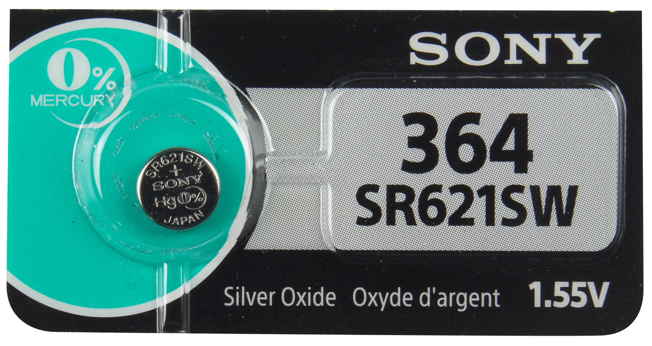 S364 Sony Watch Battery #364 Tear Strip