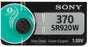 S370 Sony Watch Battery #370 Tear Strip