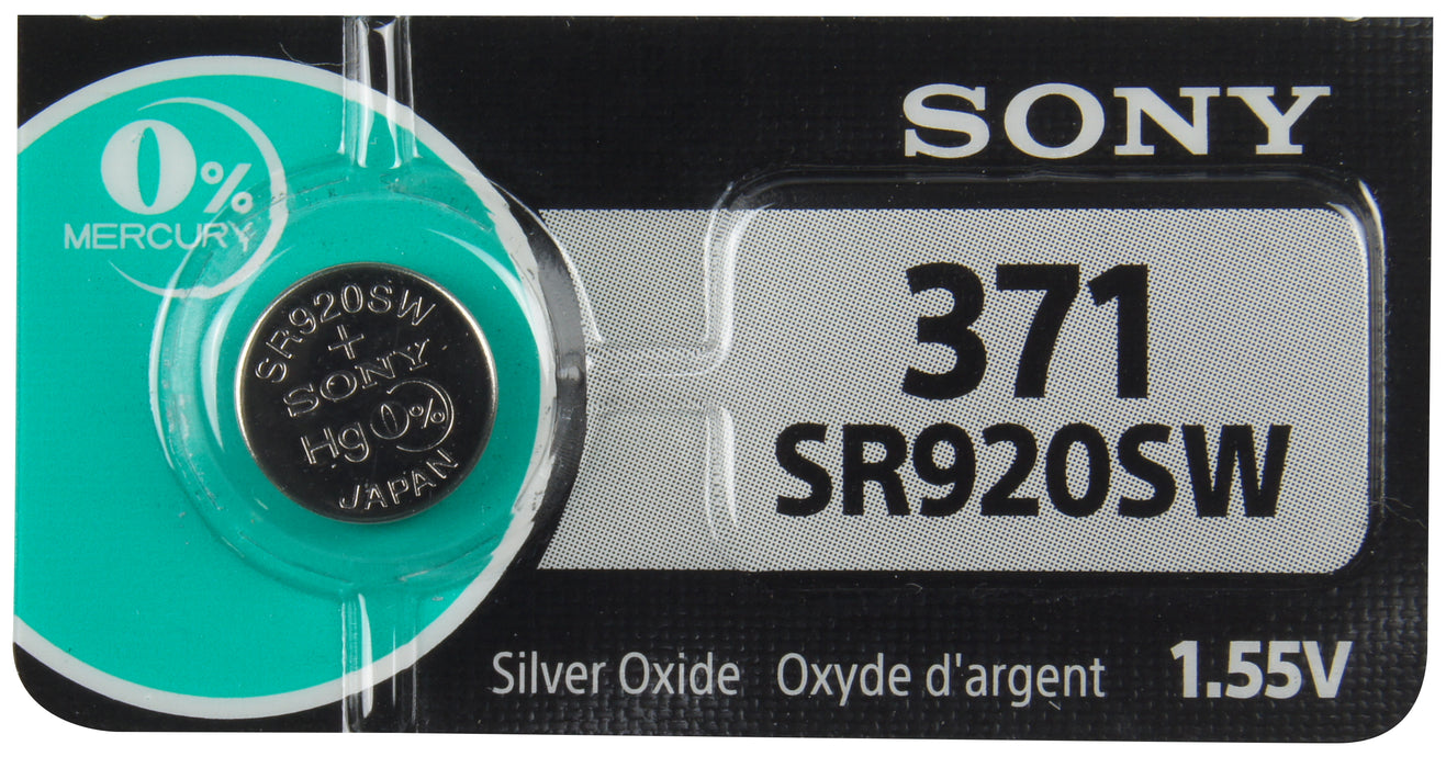 S371 Sony Watch Battery #371 Tear Strip