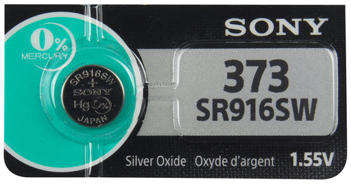 S373 Sony Watch Battery #373 Tear Strip