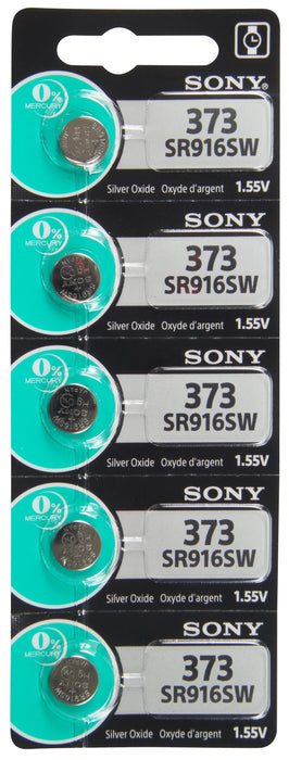 S373 Sony Watch Battery #373 Tear Strip