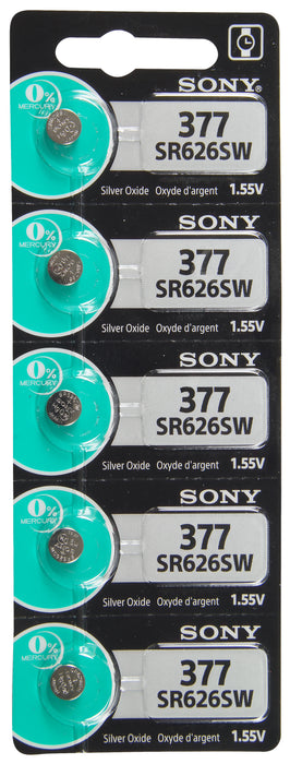 S377 Sony Watch Battery #377 Tear Strip