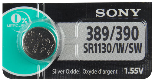 S390/389 Sony Watch Battery #390 & 389 Tear Strip