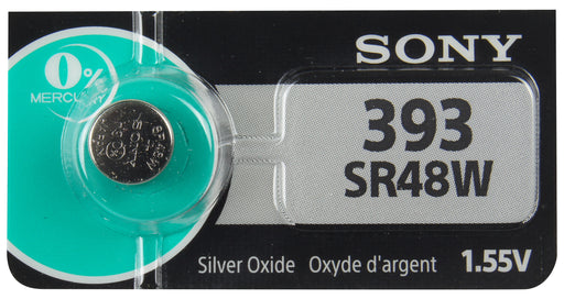 S393/309 Sony Watch Battery #393 & 309 Tear Strip