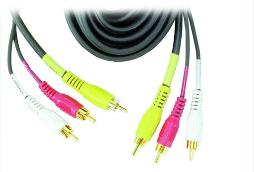 RCA Stereo DVD Dubbing Cable 5 Ft