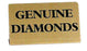 Genuine Diamonds Metal Showcase Sign