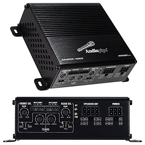 APMCRO-4060 Audiopipe Micro 4 Channel 1000 Watt Amplifier