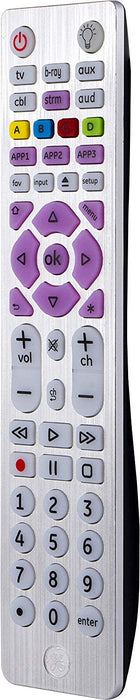 37038 GE 6-Device Big Button Universal Remote Control Soft Blue LED Backlit