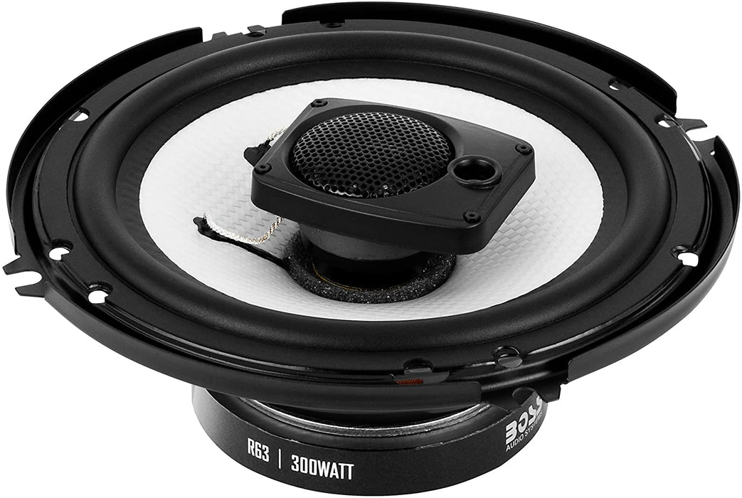 AVA-R63 Boss Riot 6.5 inch 3-Way Speaker System Pair With Grills