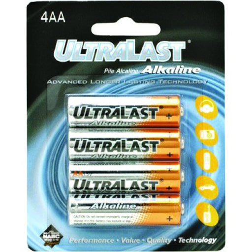 Ultralast AA Battery 4 Pack