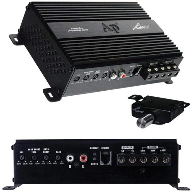 APMCRO-1500 Audiopipe Micro Class D 500 Watt MOSFET Amplifier