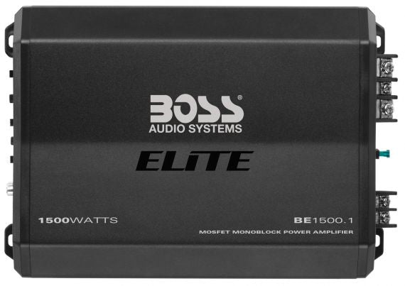 BE1500.1 Boss Elite 1500W Monoblock Class A/B Amplifier