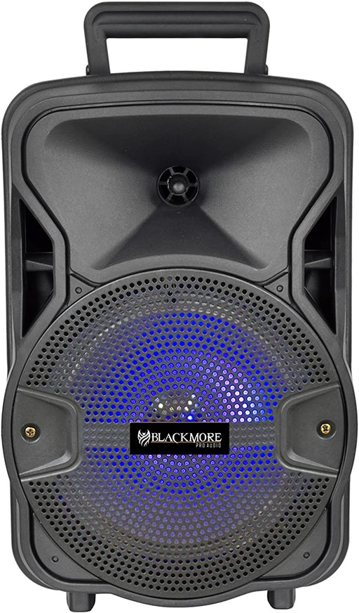 BJS-209BT Blackmore 8 inch Bluetooth Portable PA Speaker with Rechargeable Battery
