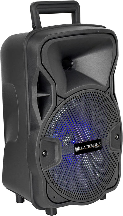 BJS-209BT Blackmore 8 inch Bluetooth Portable PA Speaker with Rechargeable Battery