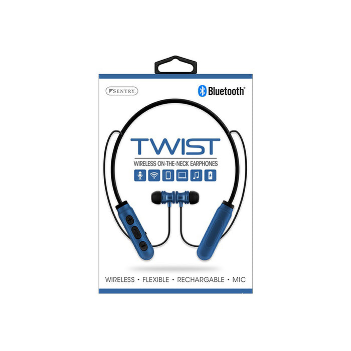 BT915 Sentry Around the Neck Bluetooth Earbuds with Microphone - Asst Colors