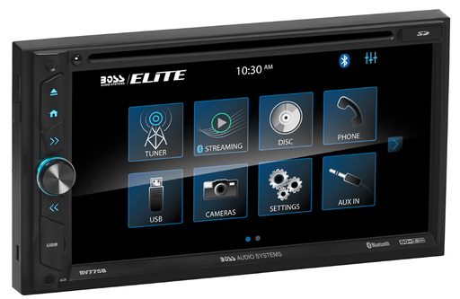 BV775B Boss Audio Elite 6.95-In Double-DIN DVD Multimedia Player Bluetooth