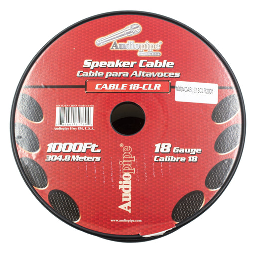 CABLE181000 Audiopipe 1000' 18/2 Gauge Speaker Wire