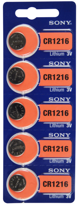 SCR1216 Sony Watch Battery CR1216 Tear Strip