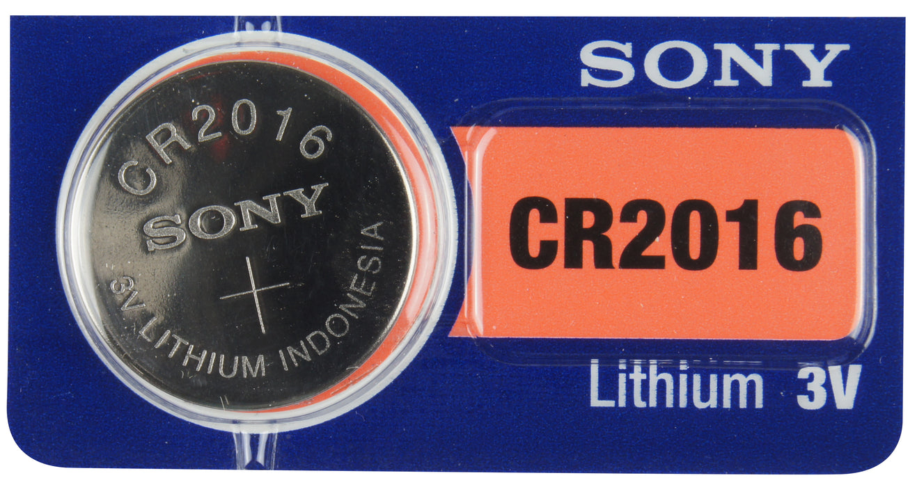SCR2016 Sony Watch Battery CR2016 Tear Strip
