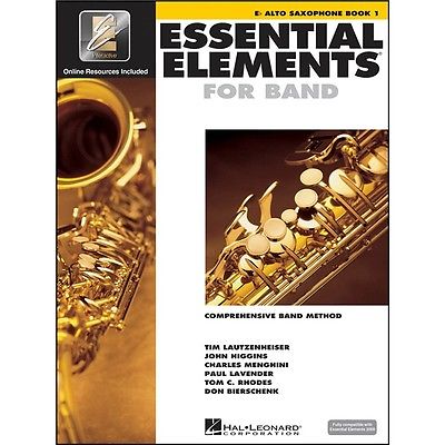 862572 Hal Leonard Essential Elements for Band – Eb Alto Saxophone Book 1 with EEi