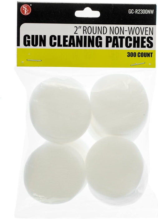 2 inch Gun Cleaning Patches - 300 Pieces