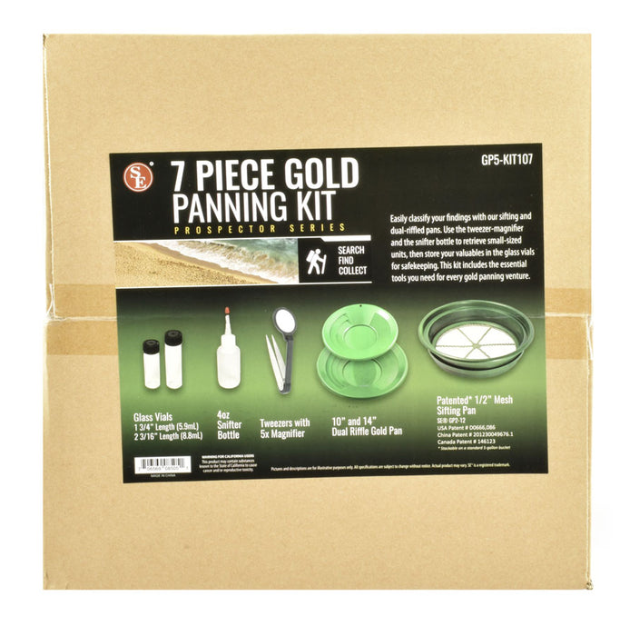 GP5-KIT107 7 Piece Gold Panning Kit