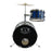 GP50MRB GP Percussion 3 Piece Junior Drum Set (Metallic Royal Blue)