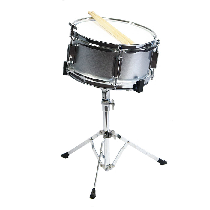 GP50SV GP Percussion 3 Piece Junior Drum Set (Silver)