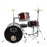 GP50WR GP Percussion 3 Piece Junior Drum Set (Wine Red)