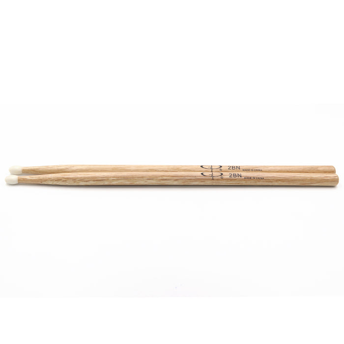 GPDS2BN GP Percussion Oak Drumstick 2B Nylon Tip
