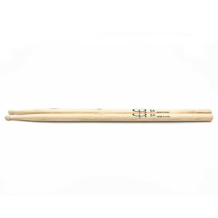 GPDS5A GP Percussion Oak Drumstick 5A with Wood Tip