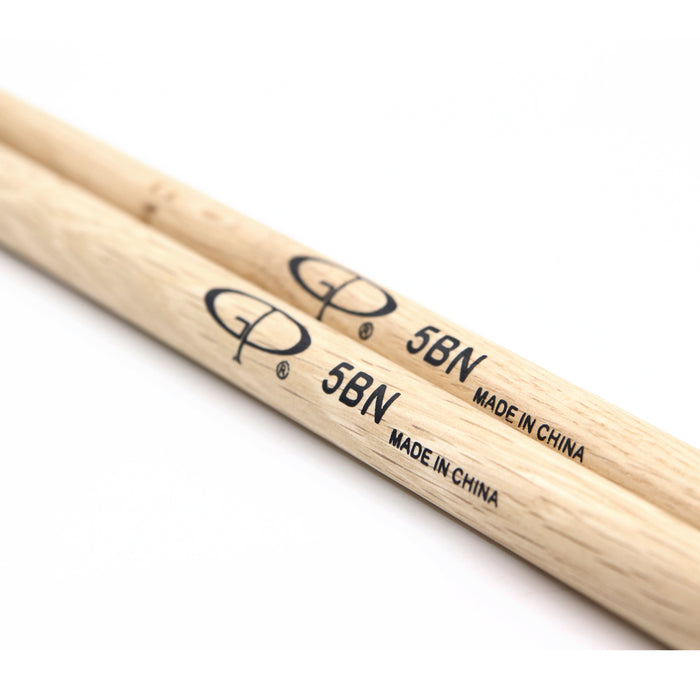 GPDS5BN GP Percussion Oak Drumstick 5B with Nylon Tip