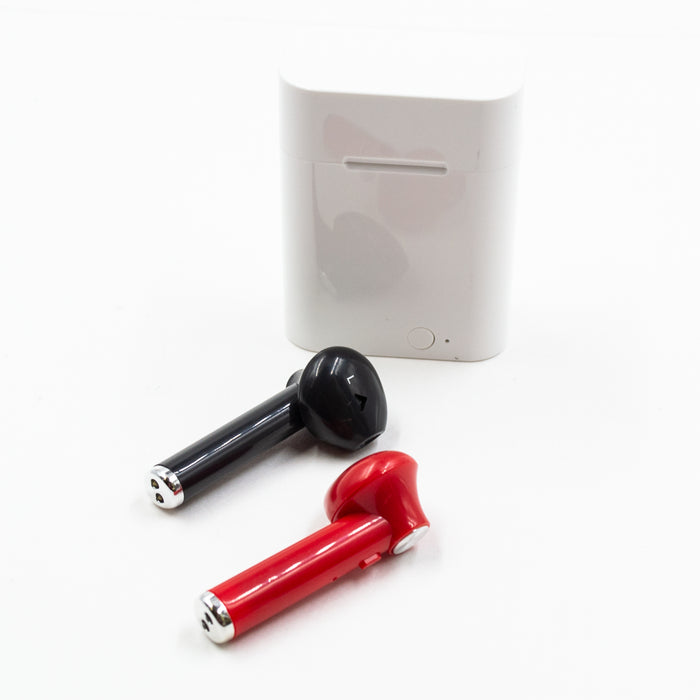 GT-14503 GenTek Mixes True Wireless Earbuds - Red - Black