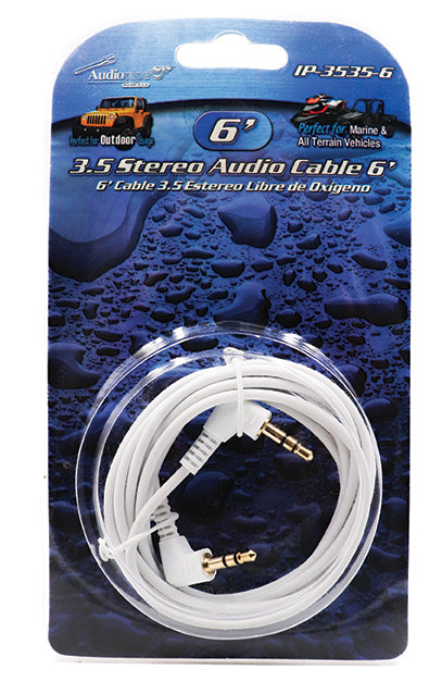 IP3535-6 Audiopipe 3.5mm to 3.5mm 6ft Cable