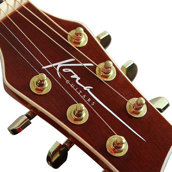 K2LN Kona K2 Series Thin Acoustic Electric Guitar Left-Handed - Natura —  M&M Merchandisers