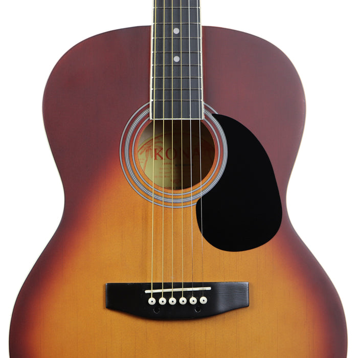 K391-HSB Kona 39 inch Acoustic Guitar - Honeyburst