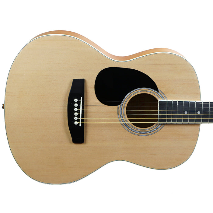 K391L Kona 39 inch Left Handed Acoustic Guitar - Natural